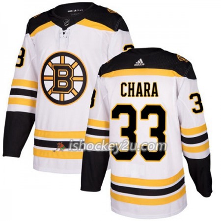 Dame NHL Boston Bruins Trøje Zdeno Chara 33 Adidas 2017-2018 Hvid Authentic Dame NHL Boston Bruins Trøje Zdeno Chara 33 Adidas 2017-2018 Hvid Authentic
